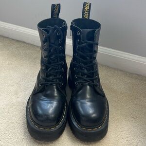 Black Platform Dr. Martens Size 8